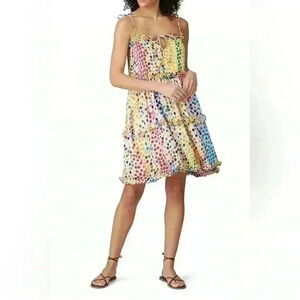 All Things Mochi Dress Blessica Sleeveless Yellow Size S